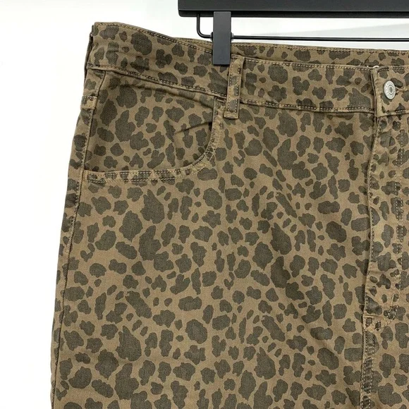 American Eagle Super Hi Rise Jegging Cheetah Animal Print - Picture 4 of 10